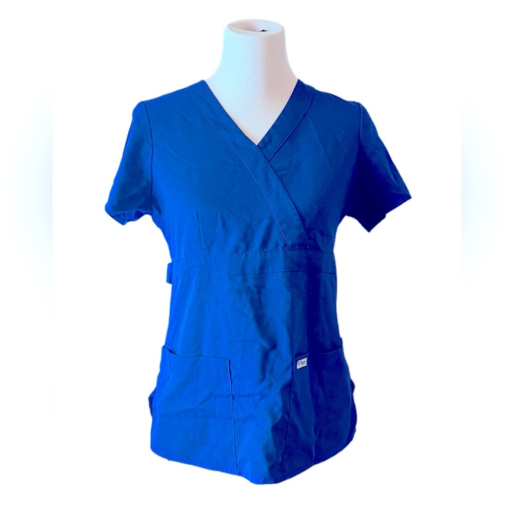 Grey’s Anatomy Blue Scrub Top Short Sleeve